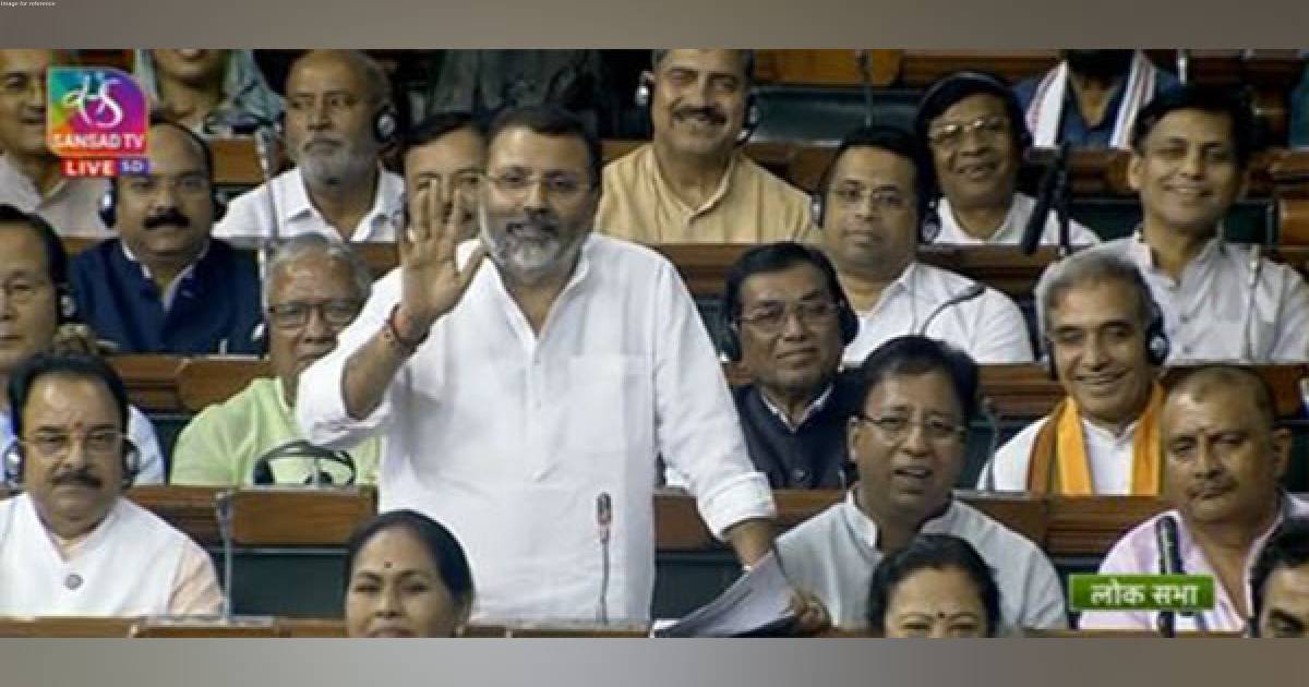 No-trust motion: Nishikant Dubey’s ‘Bete’, ‘damaad’ jibe at Sonia Gandhi in Lok Sabha